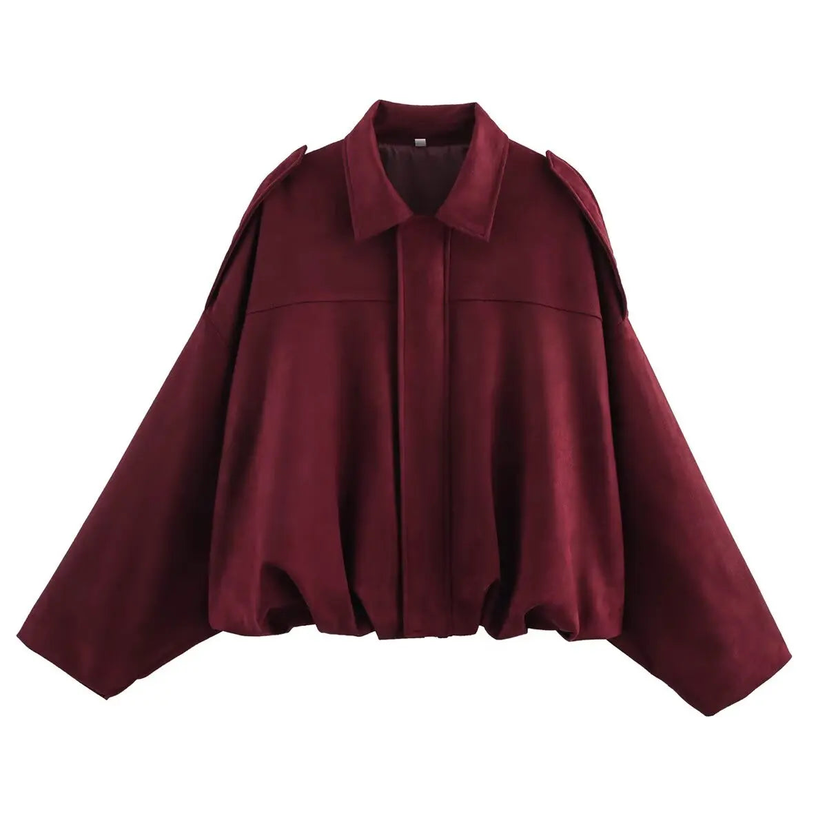 Oversized Zip Bomber Jacket