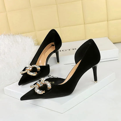 Pink Crystal Party Pumps