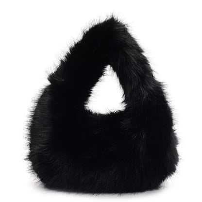 Plush Faux Fur Tote