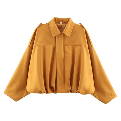 Oversized Zip Bomber Jacket