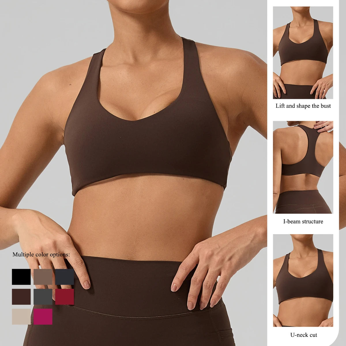 Hearuisavy Racerback Push-Up Bra