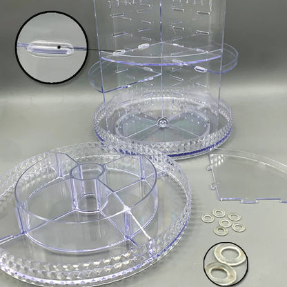 360° Rotating Makeup Organizer