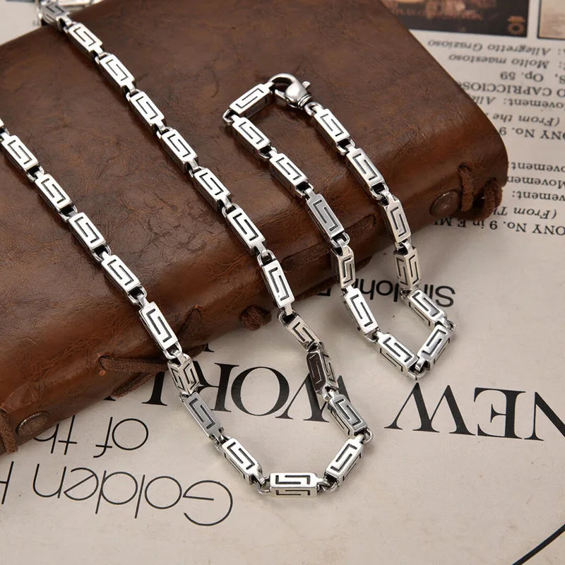 Vintage Sterling Silver Lock Bracelet