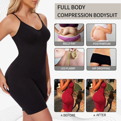 Miss Moly Bodysuit for Women Tummy Control Shapewear Sculpting Shorts Body Shaper Slimming Lingerie Butt Lifter Soft Underwear