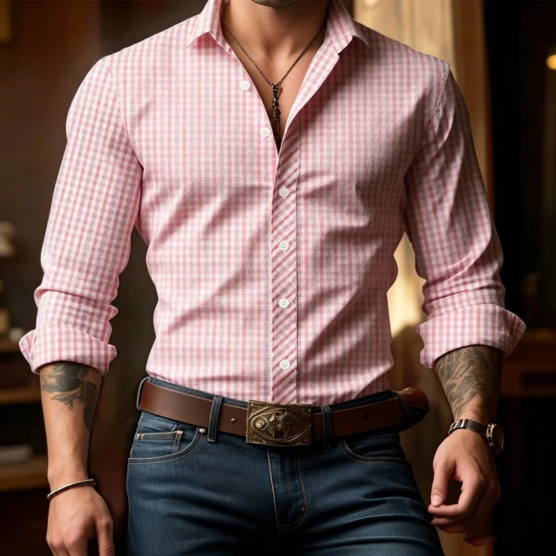 Casual Stretch Dress Shirt