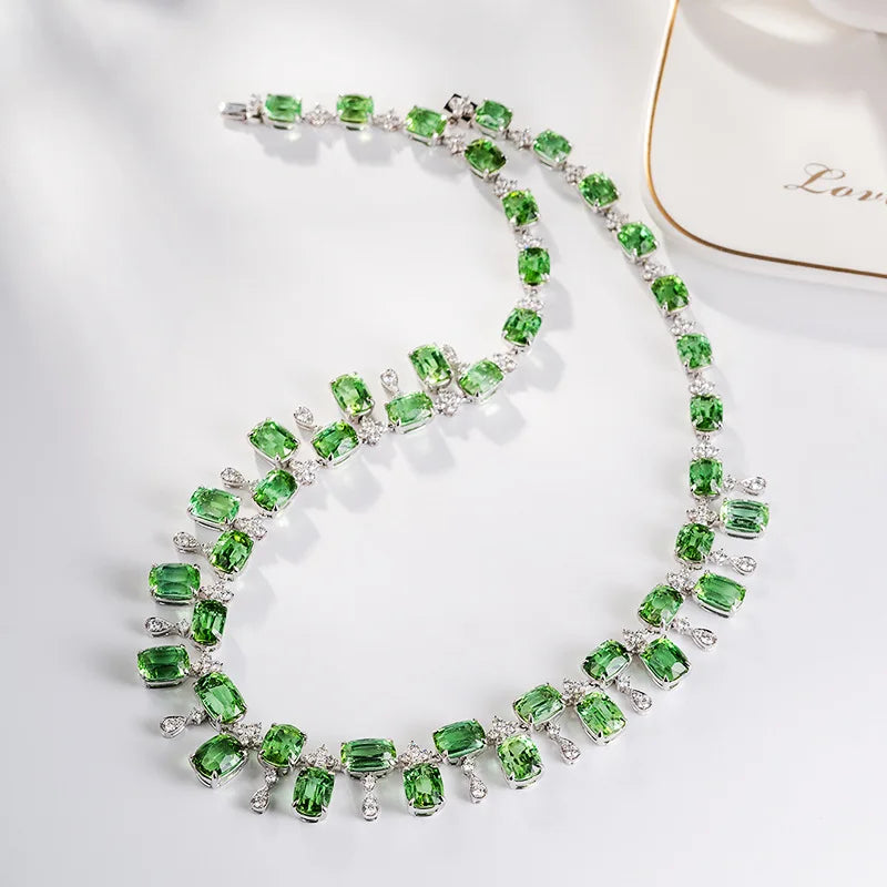 Green Tourmaline Choker