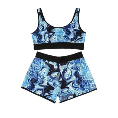 Seamless Running Bra Set