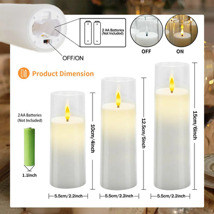 Flameless LED Flicker Candles