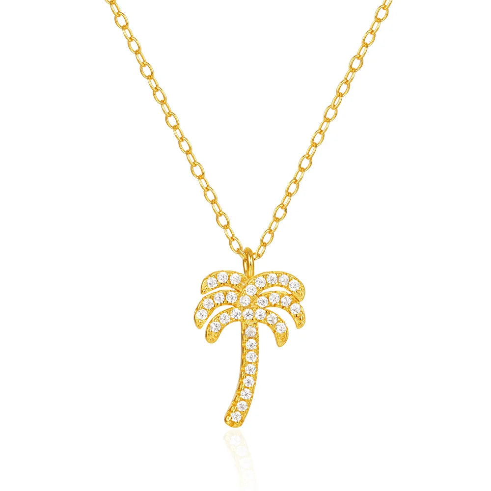 Zircon Pendant Necklace
