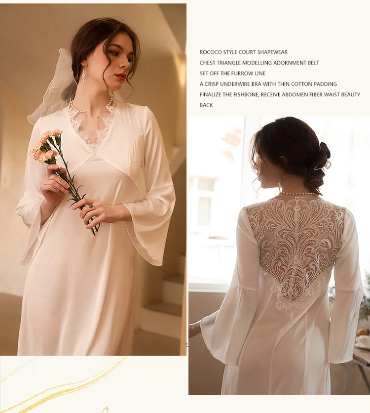 Long Tailing Nightgown