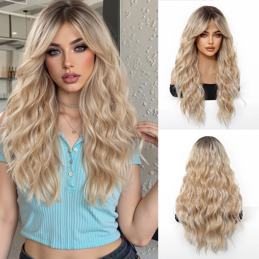 Long Golden Wig
