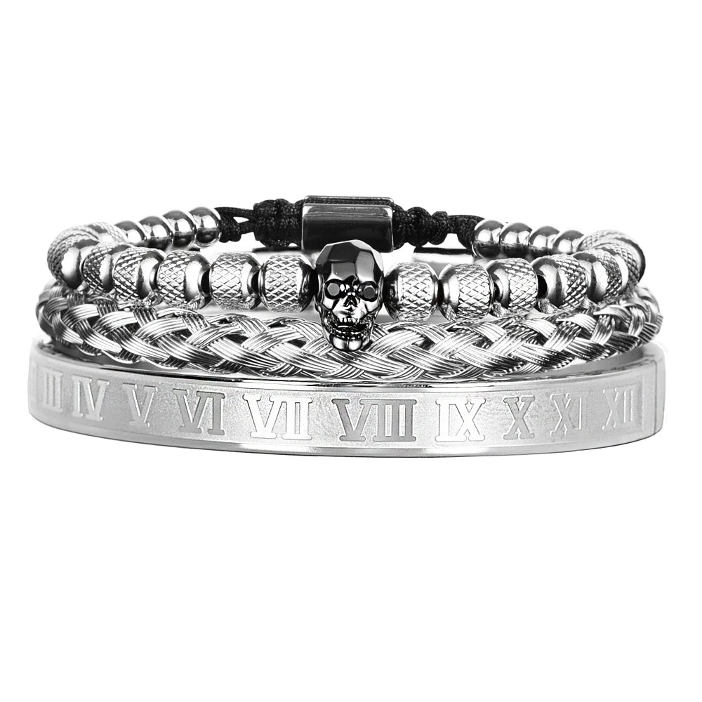 Trendy Skeleton Bead Bracelet