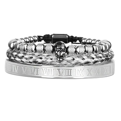 Trendy Skeleton Bead Bracelet