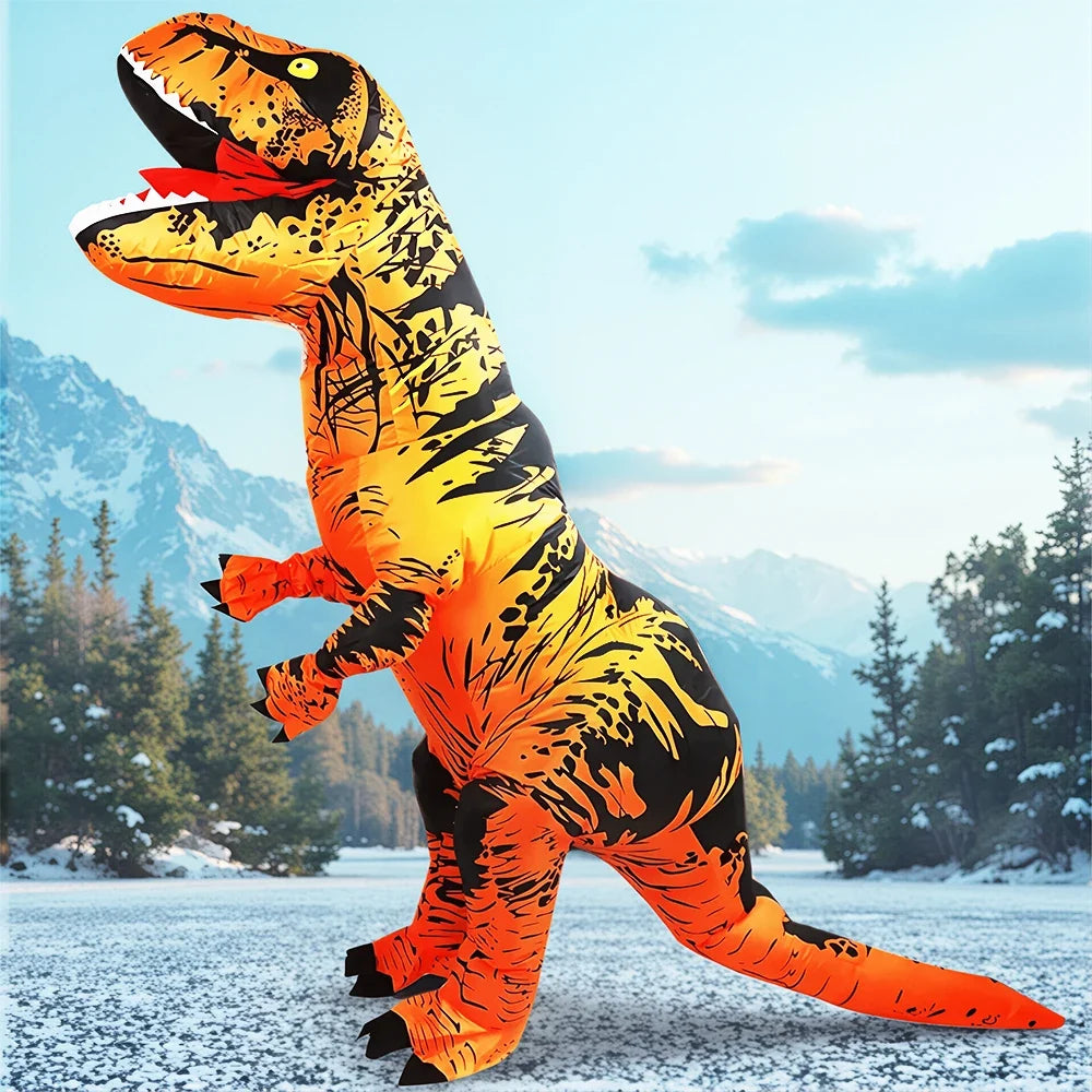 Inflatable Dinosaur Mascot Costume