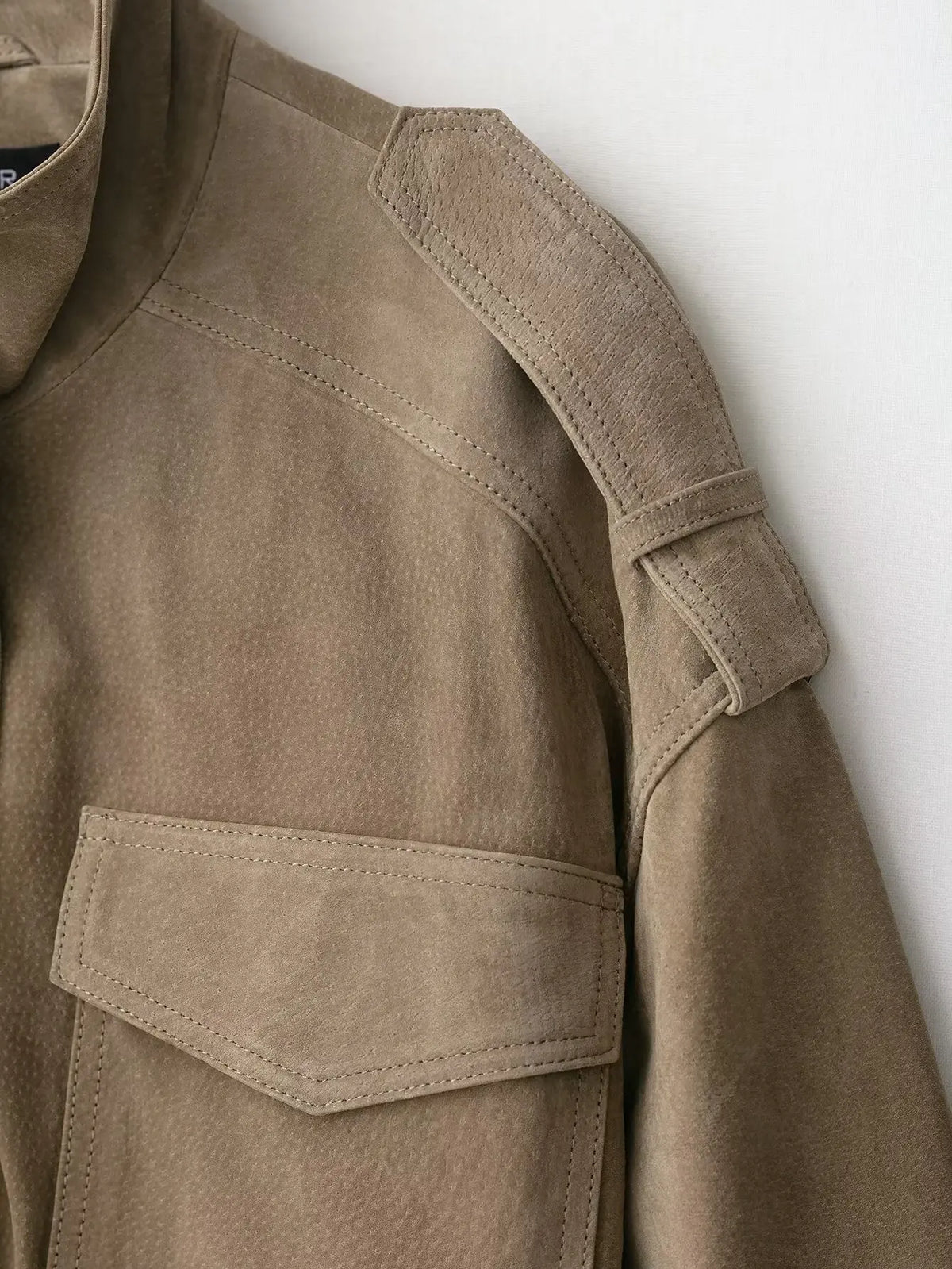 Suede Bomber Jacket