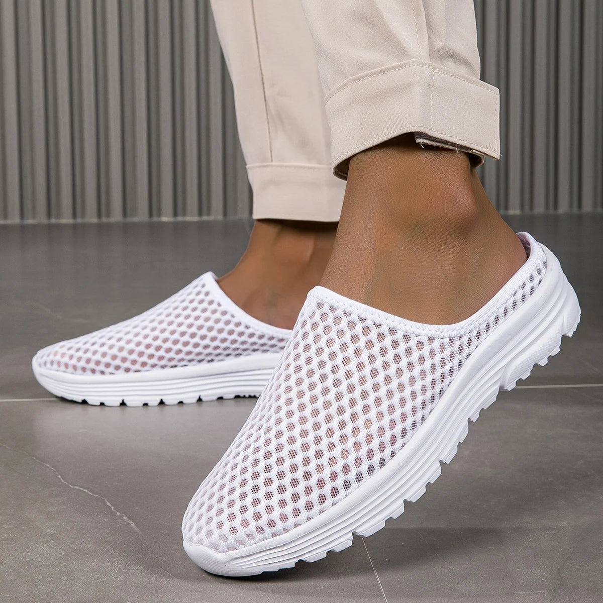 Air Mesh Lazy Slippers