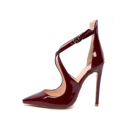 Platform Ankle Strap Stiletto Sandals