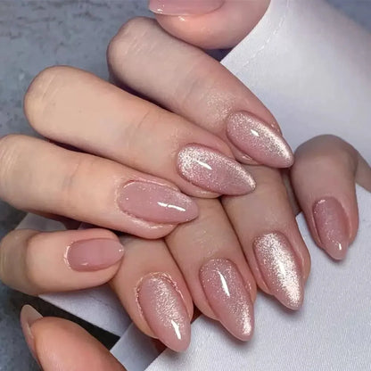 White Minimalist Press Nails