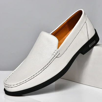 Leather Slip On Shoes Style