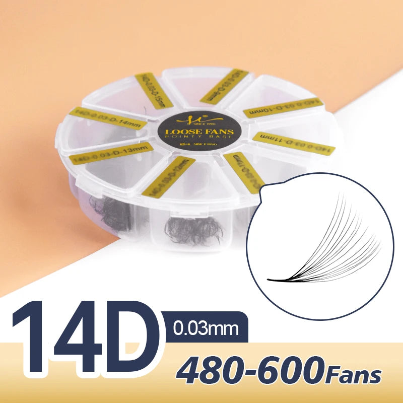 Mixed Volume Lash Extension Fans