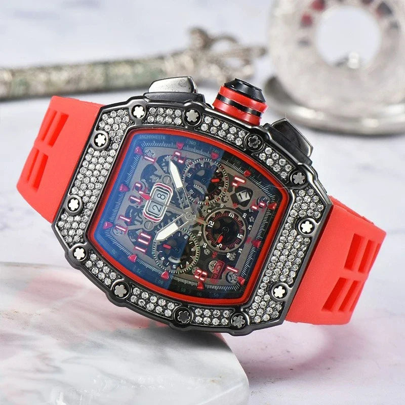 Multifunctional Barrel Quartz Watch
