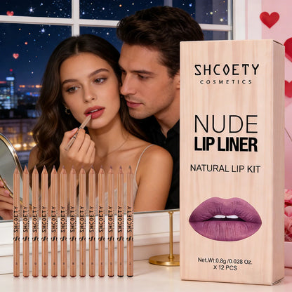 Waterproof Matte Lip Liner Combo Set
