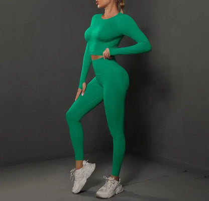 Hip-Lift Seamless Yoga Set