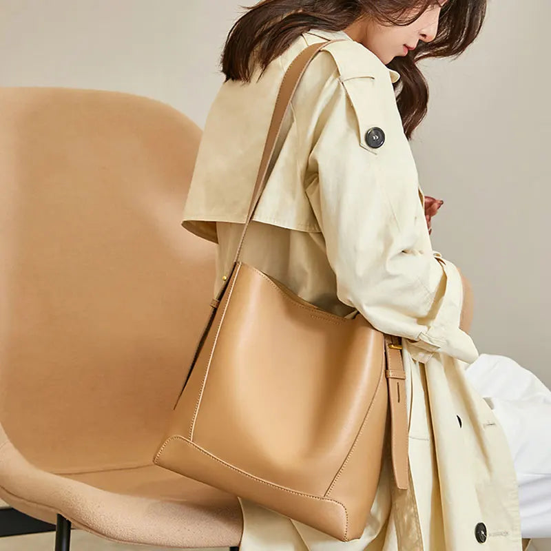 Cowhide Bucket Bag