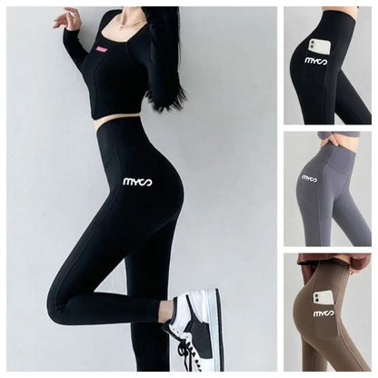 Solid Pocket Workout Leggings