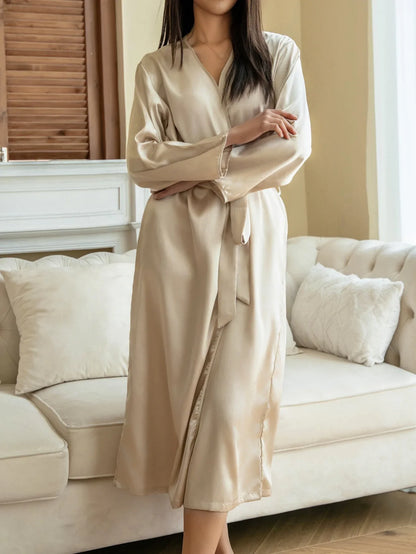 Satin Kimono Robe for Women