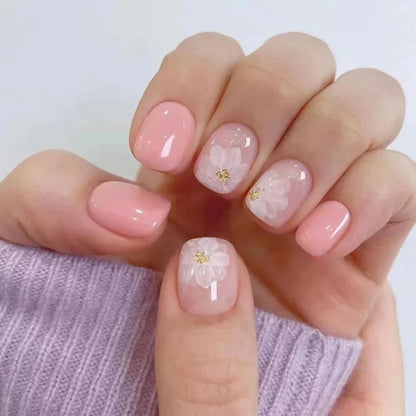 Green Leopard Press On Nails