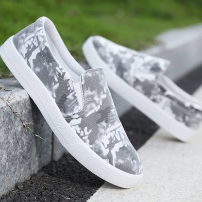 Slip-On Round-Toe Casual Sneakers