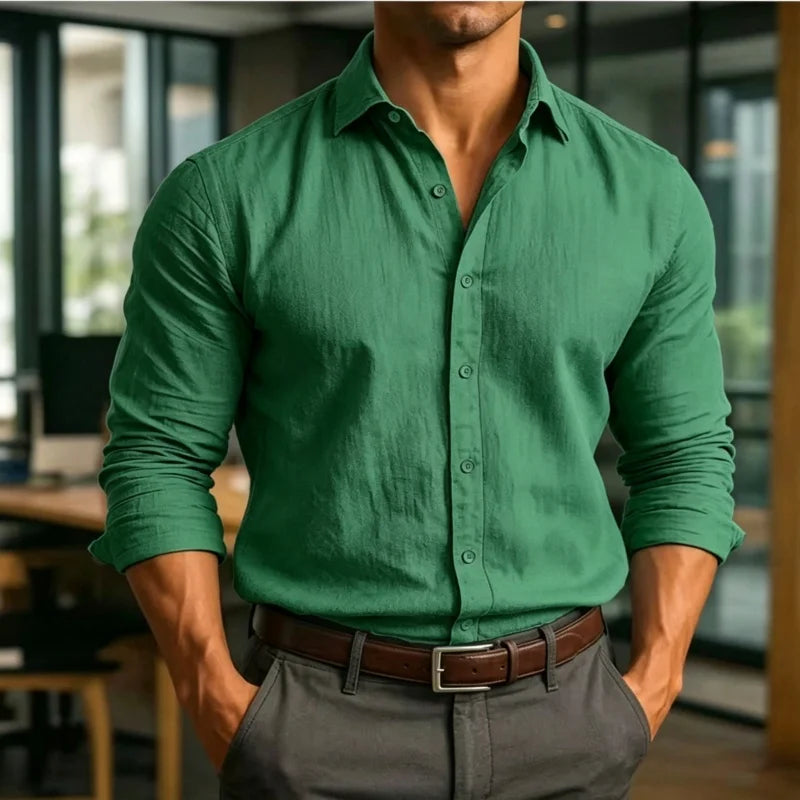 Stretch Casual Long Shirt