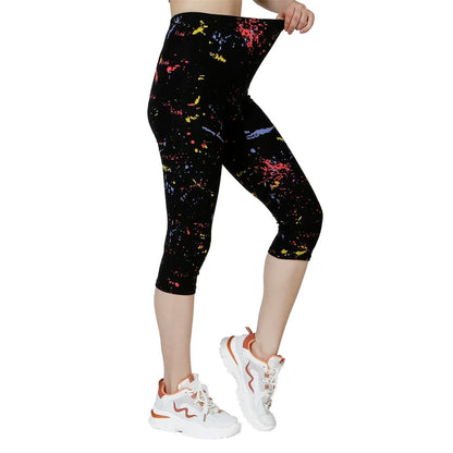 Speckled Ink Print Leggings