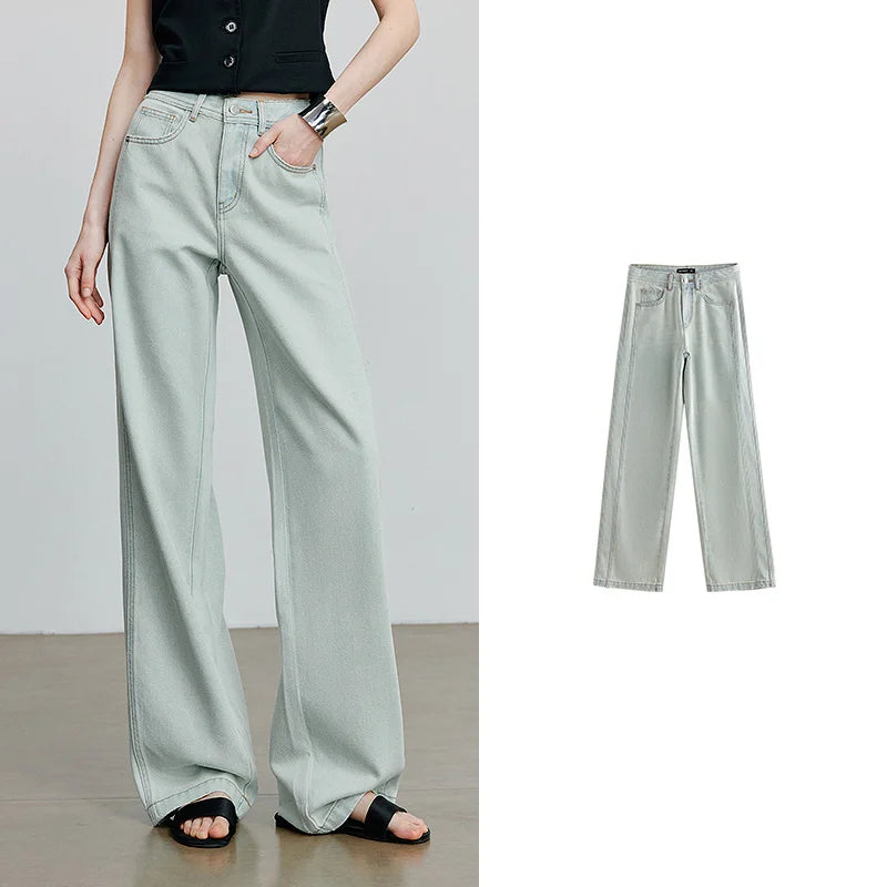 Toyouth Puff Splicing Jeans