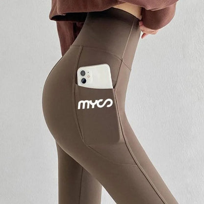 Solid Pocket Workout Leggings