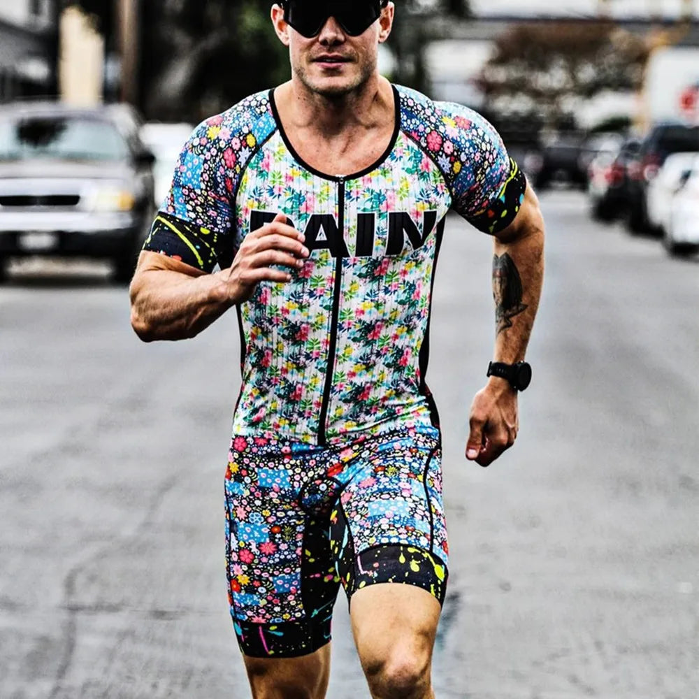 Triathlon Cycling Skinsuit Jumpsuit