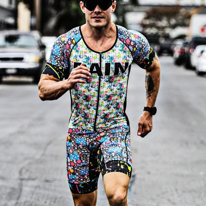 Triathlon Cycling Skinsuit Jumpsuit