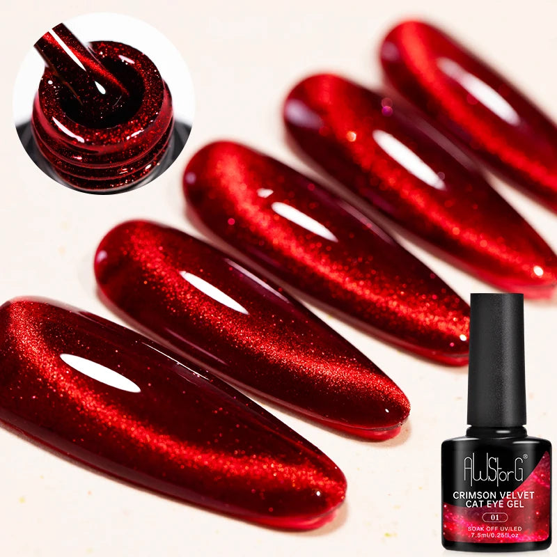Crimson Cat Eye Gel
