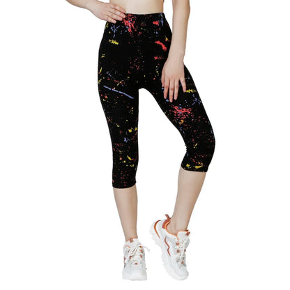 Speckled Ink Print Leggings
