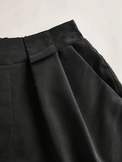 Elastic-Waist Pocket Shorts