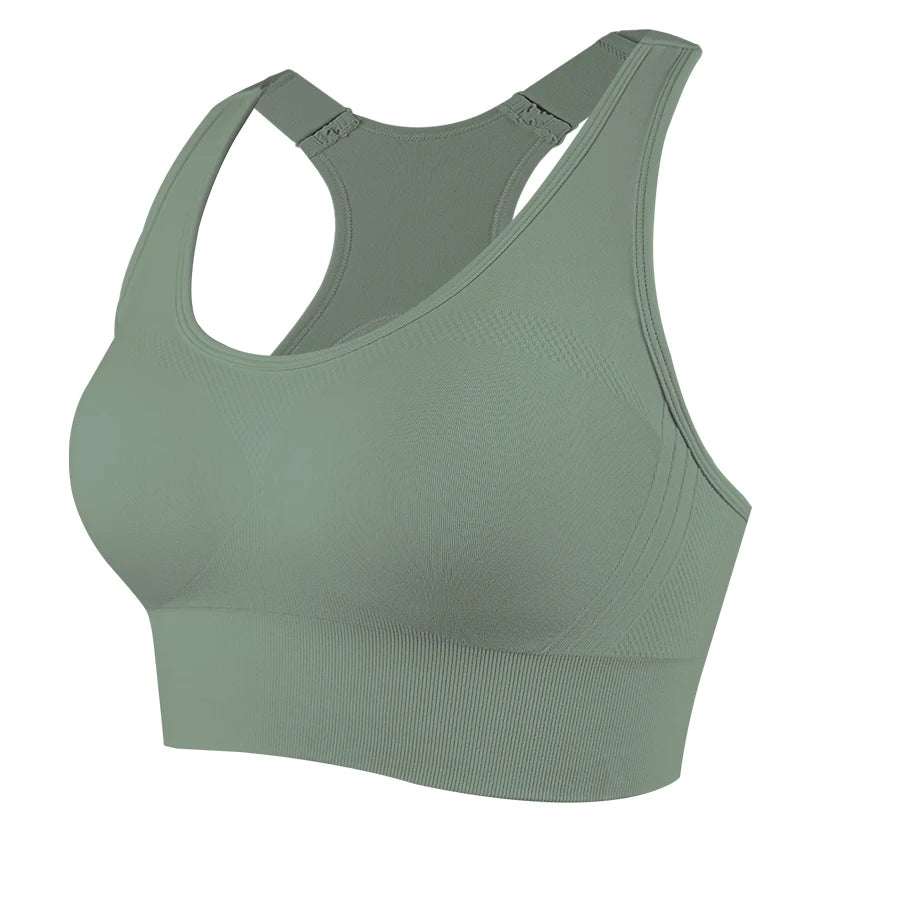 Hollow-Out Backless Sports Bra