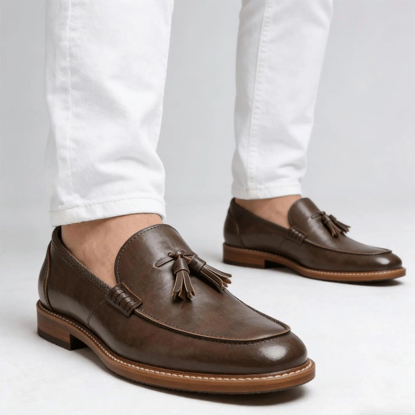 Leather Summer Breathable Shoes