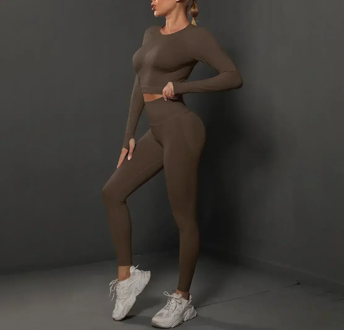 Hip-Lift Seamless Yoga Set