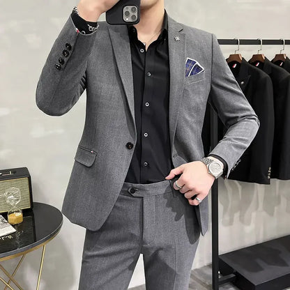 Luxury Groom Wedding Suit Ensemble