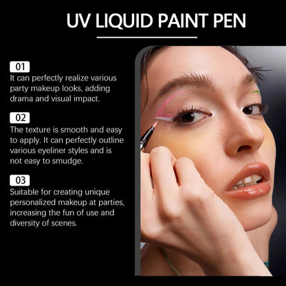 8Pcs Liquid Glitter Eyeliner Set