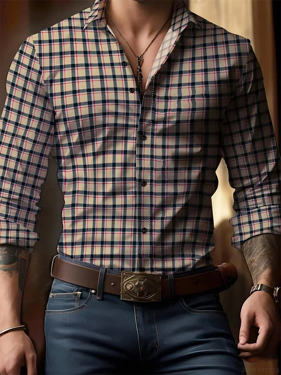Printed Long Sleeve Shirt