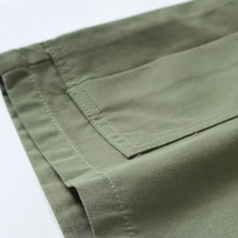 Wear-Resistant Multi-Pocket Cargo Shorts