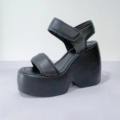 Leather Platform Sandals Women