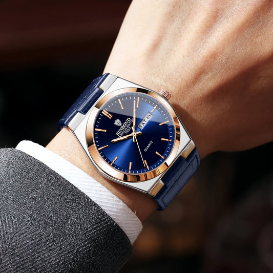 Leather Strap Quartz Watch